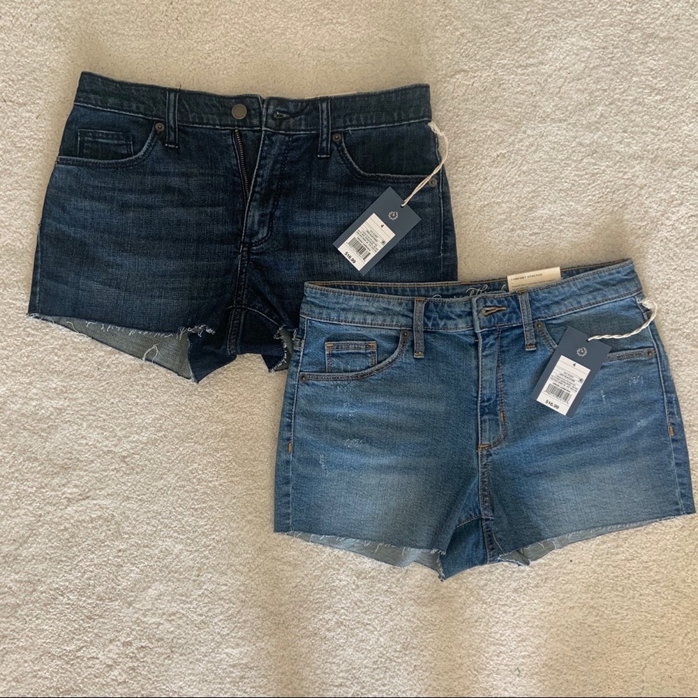 Two Pairs of Target Jean Shorts